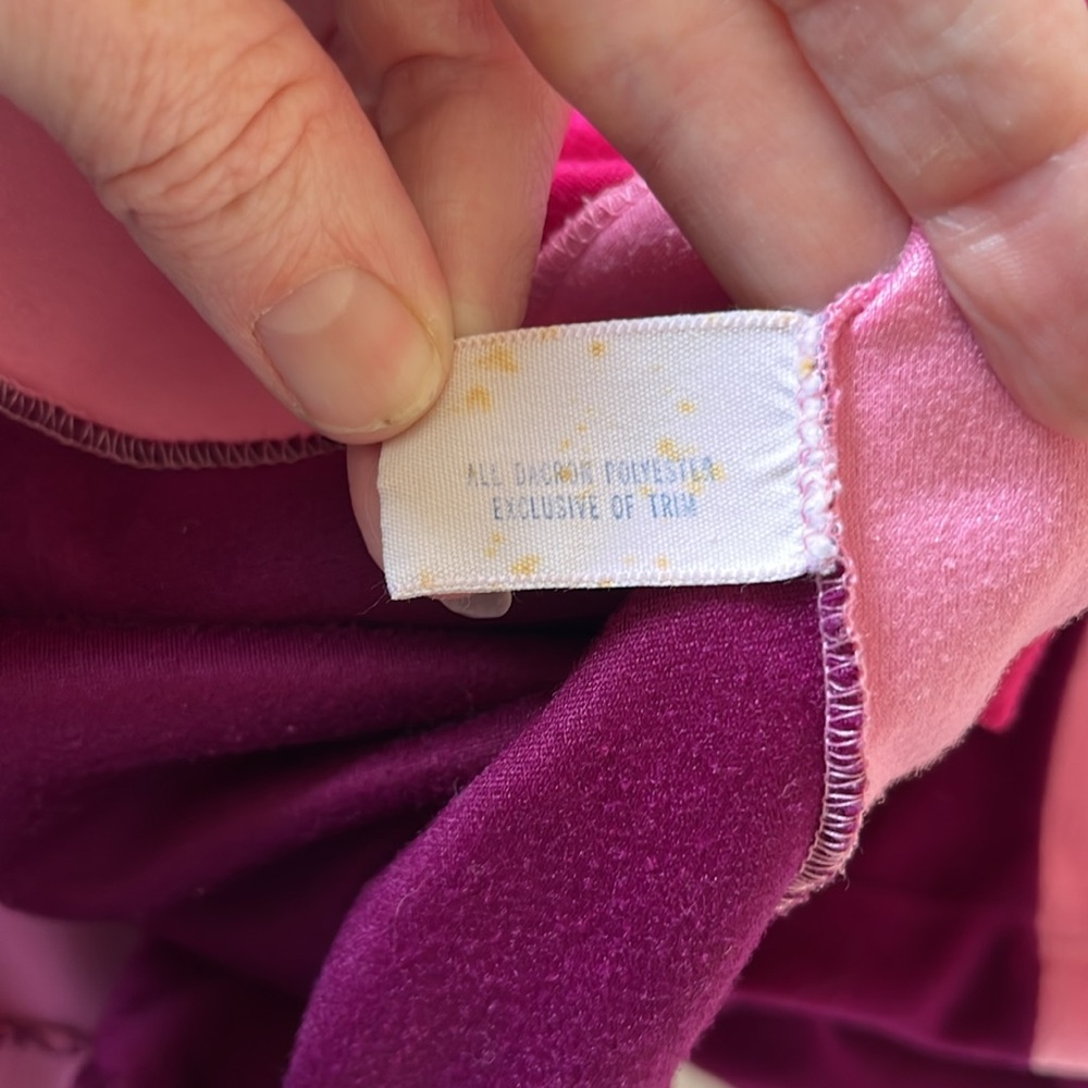 Vtg 70s Berry and Pink Zip-up Velour Robe House Dress - Picture 6 of 8